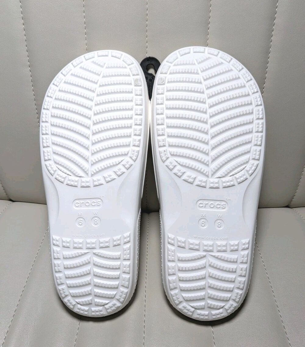 CROCS Classic Tie Dye Mania Slides Men's 6 / Women's 8 Comfort Normcore College - Picture 3 of 5